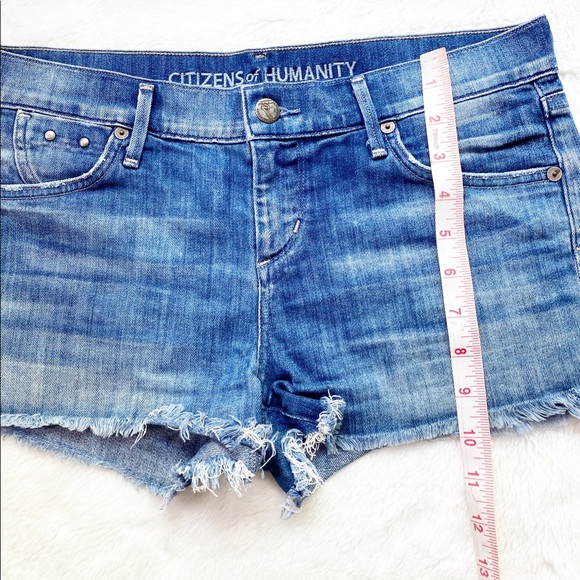 Citizens of Humanity Cutoff Denim Shorts - Picture 5 of 8